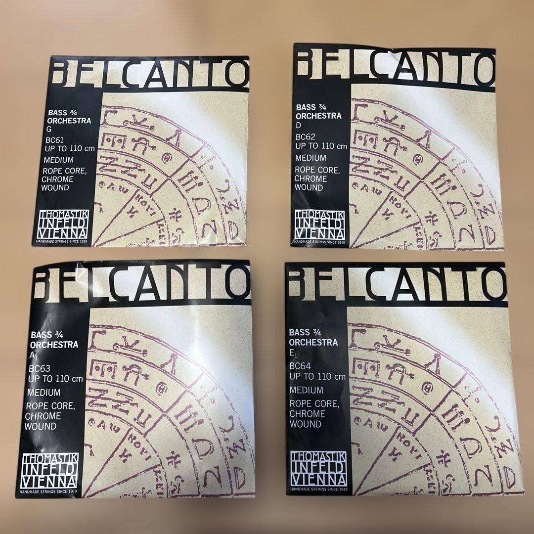 中古品】コントラバス弦 ベルカント EADG セット - メルカリ