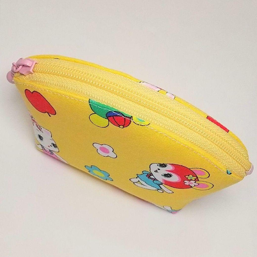 作品例☆ハンドメイド ポーチ ハニーチューン 猫 レトロ アニマル 昭和