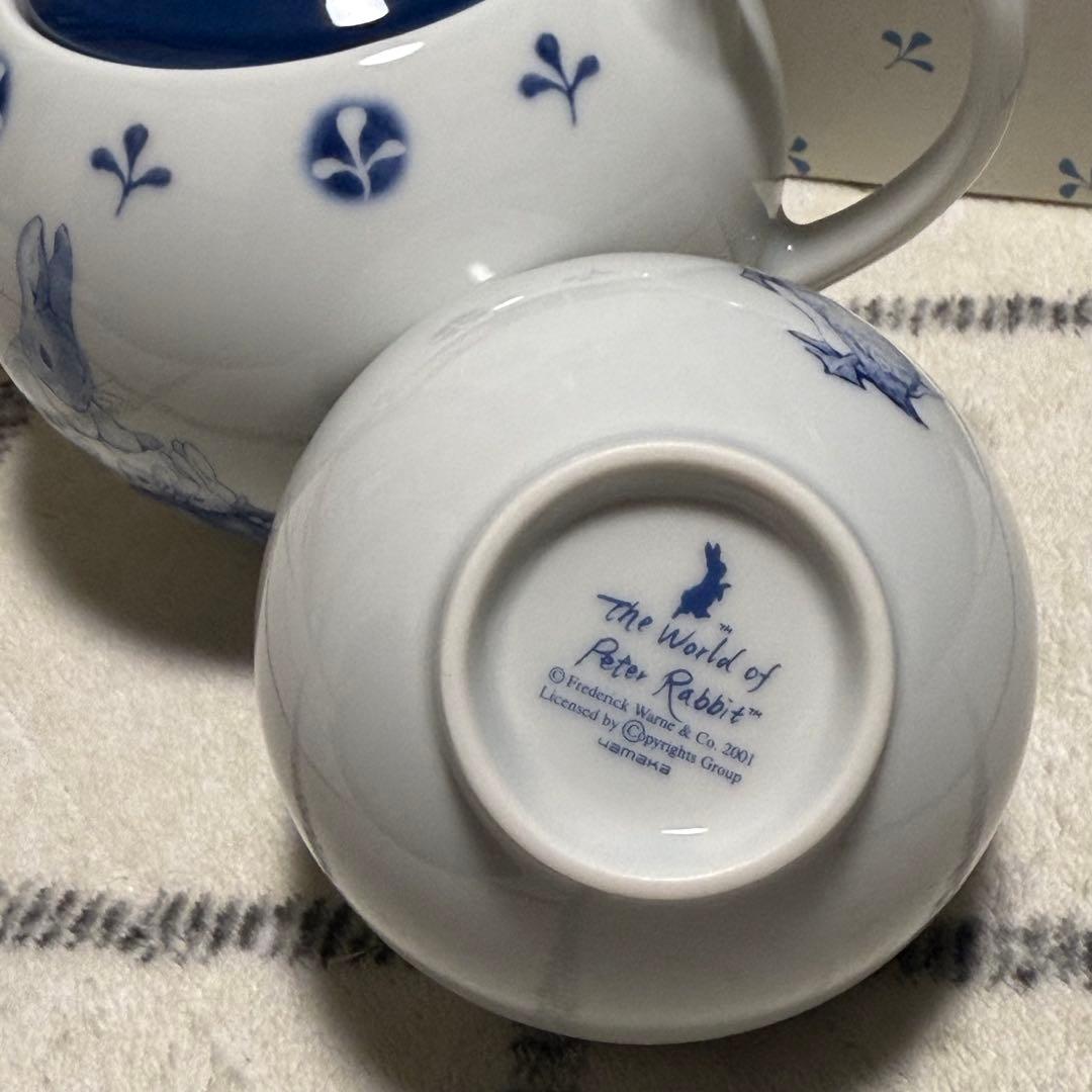 未使用】ピーターラビット ティーポットセット 急須 - メルカリ