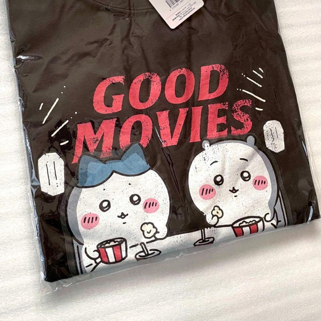 ちいかわ Tシャツ GOOD MOVIES スミ XL ハチワレ アパレル - メルカリ