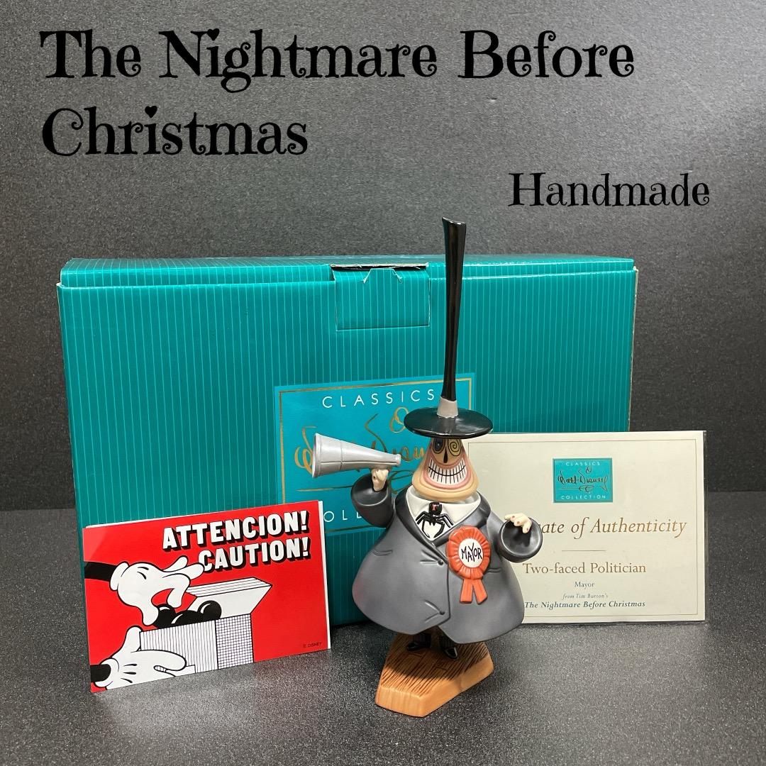 希少 廃盤品 HANDMADE ナイトメアビフォアクリスマス メイヤー村長 希少 廃盤品 HANDMADE ナイトメアビフォアクリスマス メイヤー村長