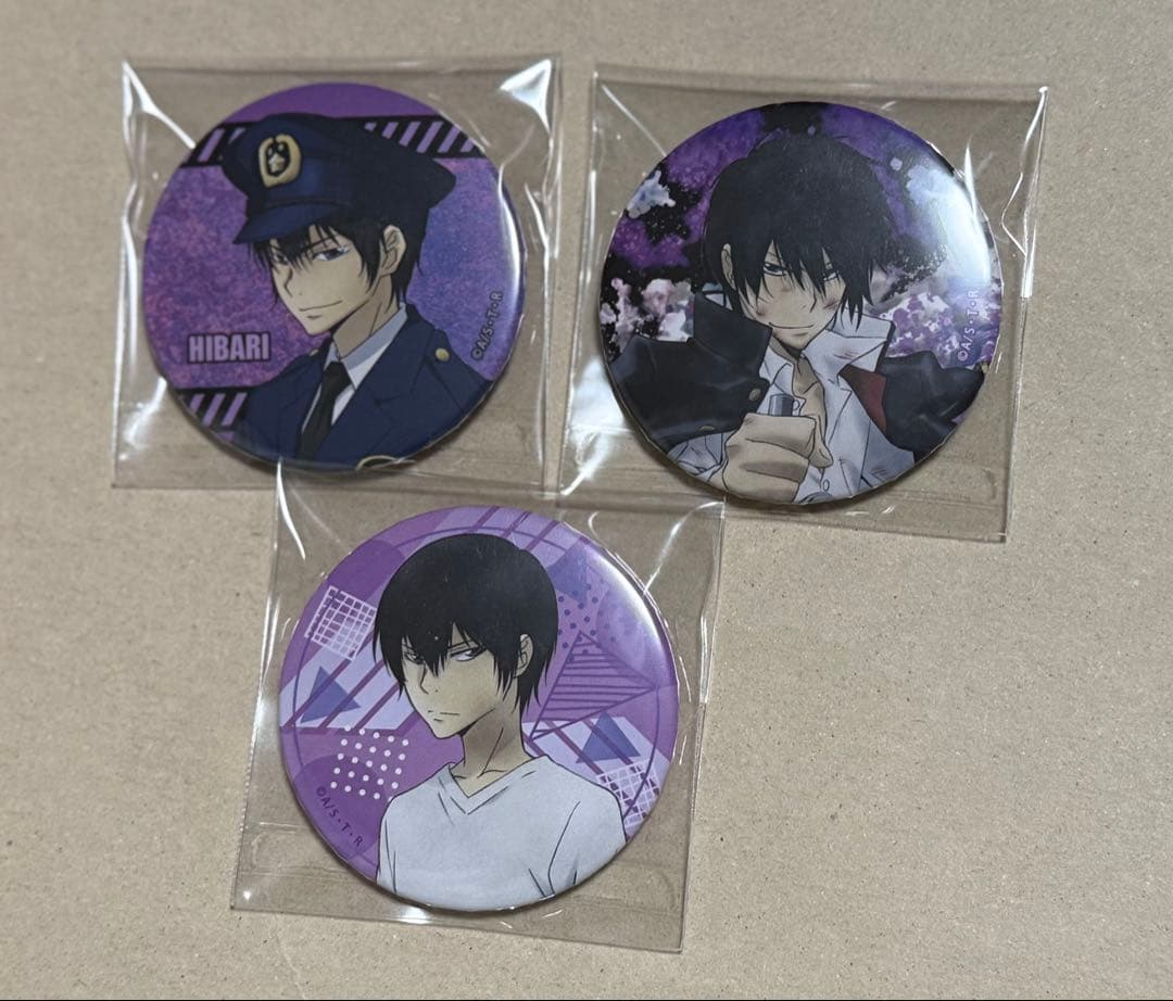 JF2022家庭教師ヒットマンREBORN！缶バッジ雲雀恭弥コンプリート