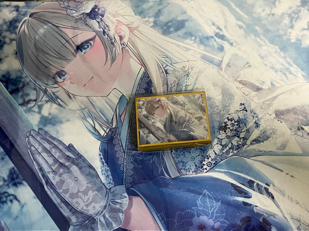 遠坂あさぎ スリーブ プレイマット ぶいすぽっ！ 藍沢エマ W8D - メルカリ