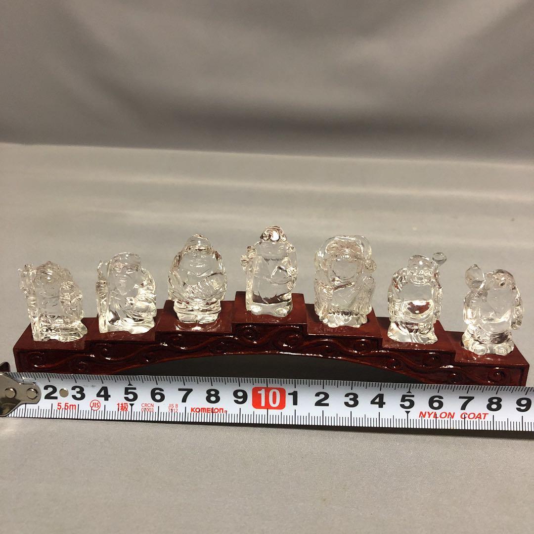本水晶七福神彫物 七福神セット 天然石販売 名取貴石 天然石原石鉱物結晶アクセサリ販売