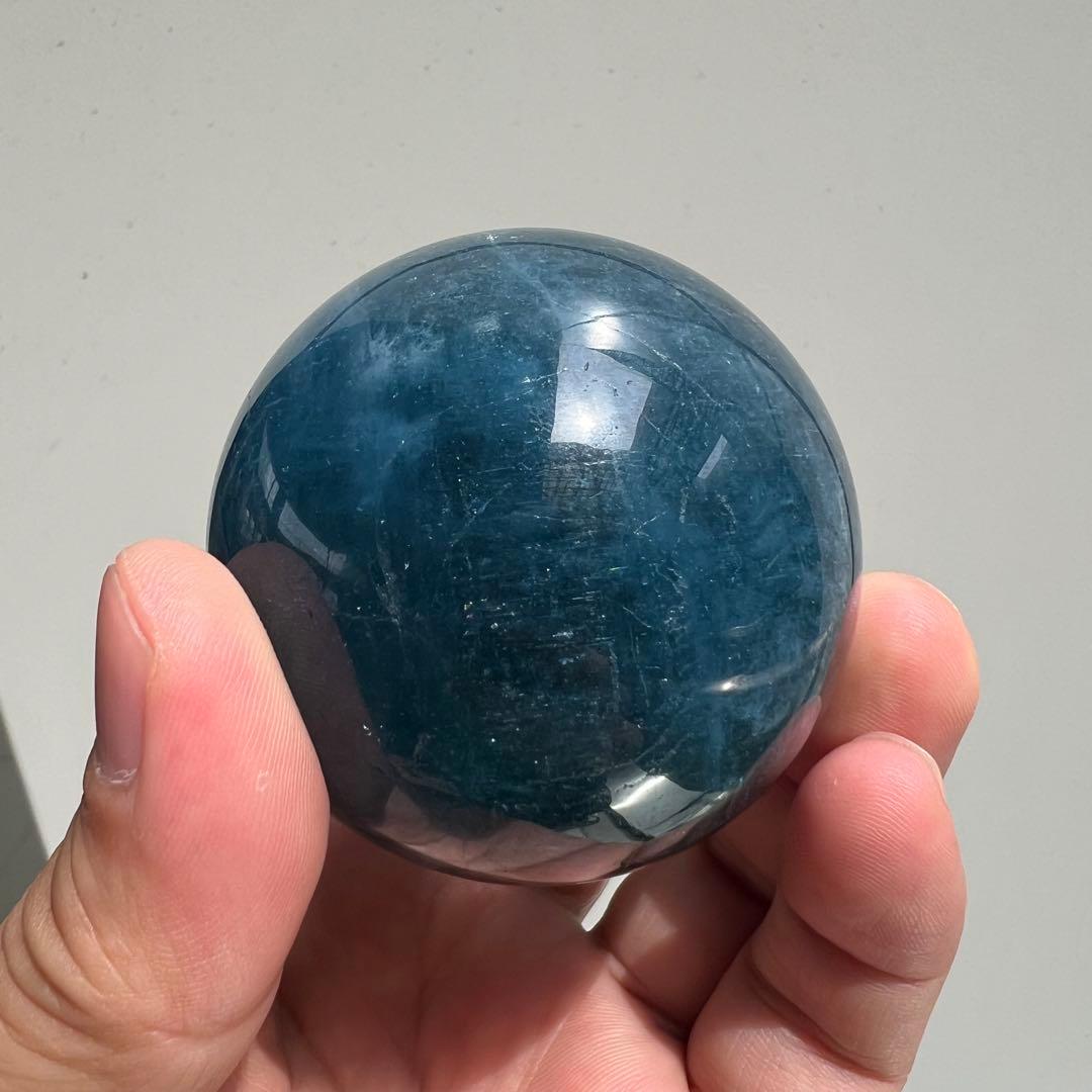 ⭐︎【天然】アクアマリン 置物 55.5mm 244g