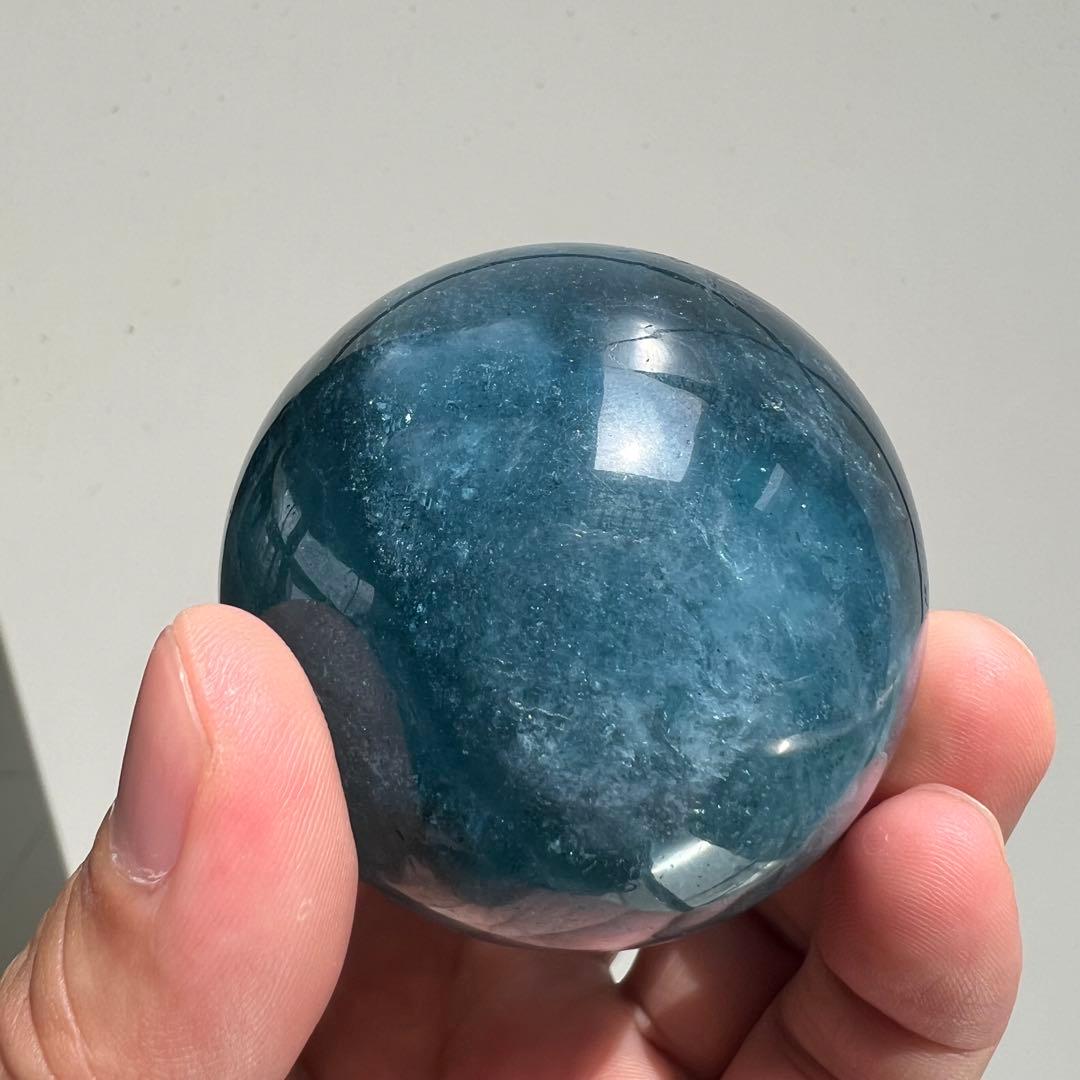 ⭐︎【天然】アクアマリン 置物 55.5mm 244g