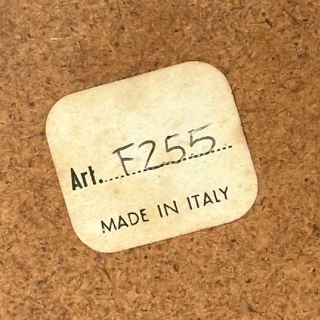 70s ロココ調 イタリア製 オーバルミラー 壁掛鏡 ヴィンテージ