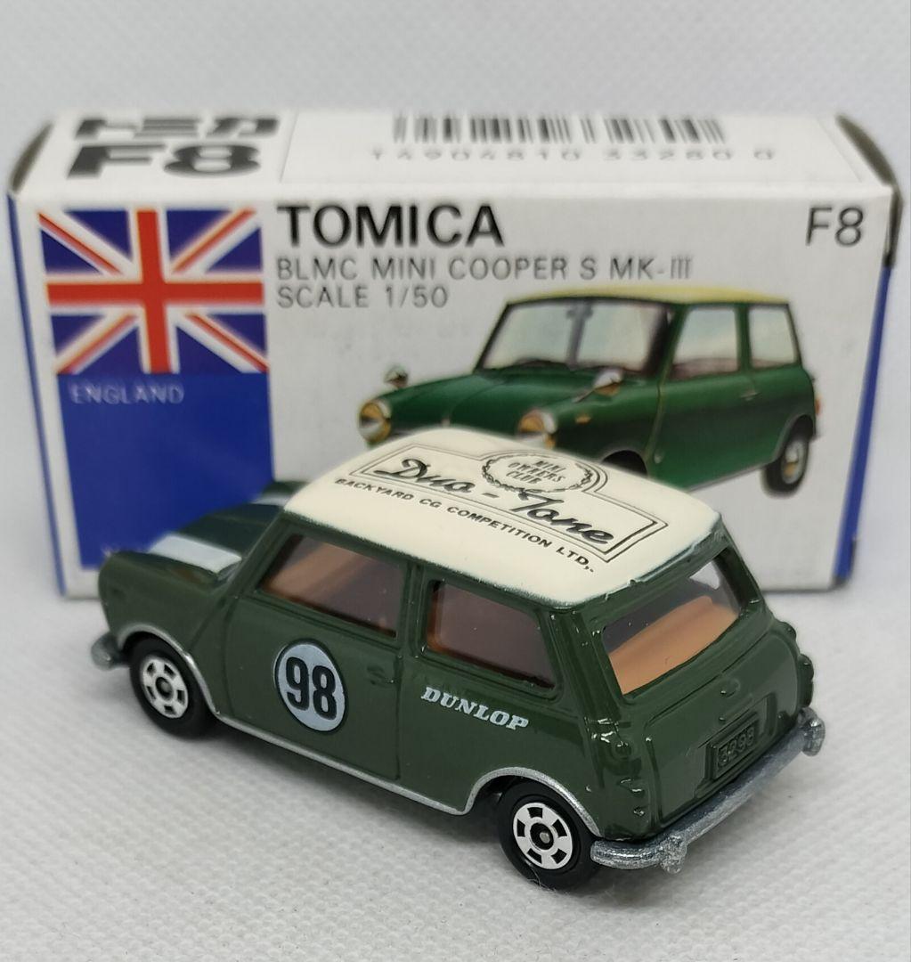 《青箱トミカF8-2特》ミニクーパーSマークⅢ【Dun-Tone】未使用レア美品