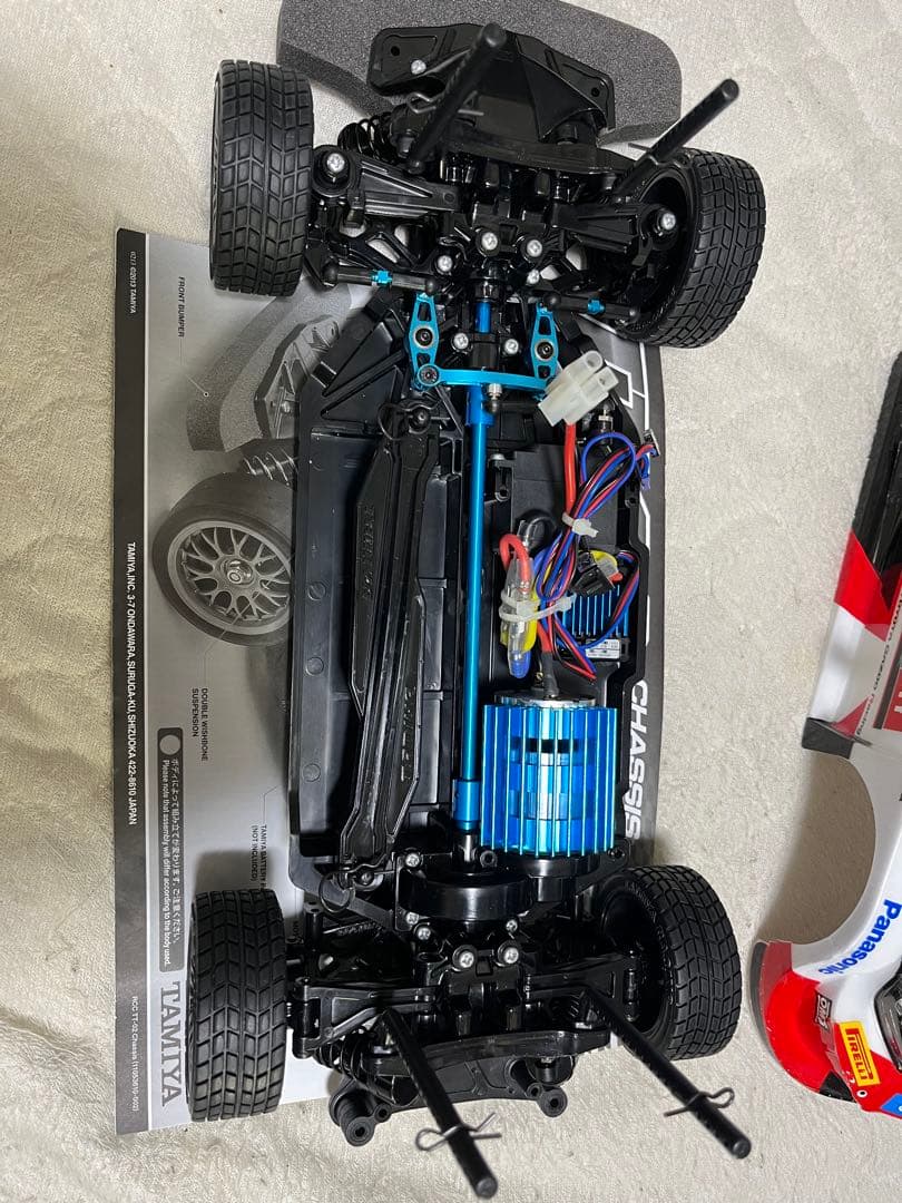 にゃそさん専用 タミヤTT－02シャ－シ トヨタ ヤリスラリ－ボディ付き タミヤ 電動RCカーシリーズ 1/10RC トヨタ ガズー レーシング WRT