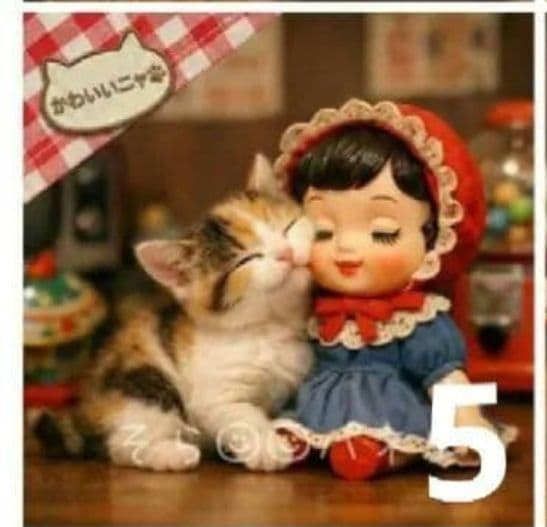 オーダーページ ハンカチ 518幸せ三毛猫鯉のぼり柄 ハンドメイド2/18