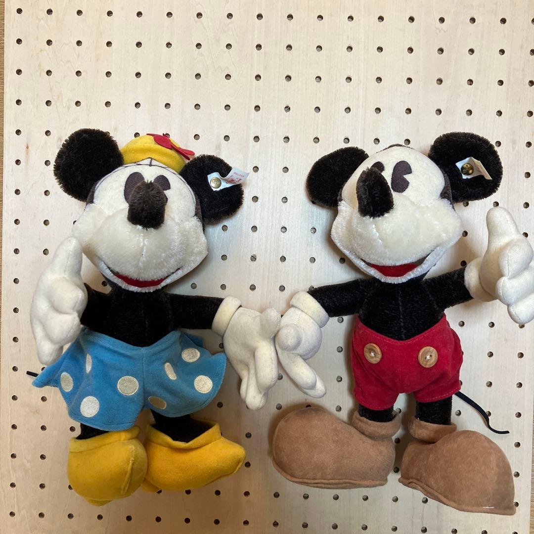 シュタイフ【70周年限定ミッキーマウス、ミニーマウス】 楽天市場】シュタイフ steiff ミッキー＆ミニー ぬいぐるみ 誕生70周年