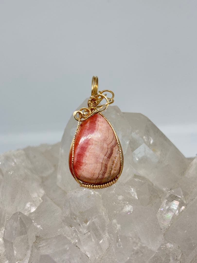 訳あり！Aクラスな為リーズナブル インカローズ14kgfペンダント＆ブレスレット 再再販】:○:インカローズ:○:ブレスレット/14kgf | iichi 日々の