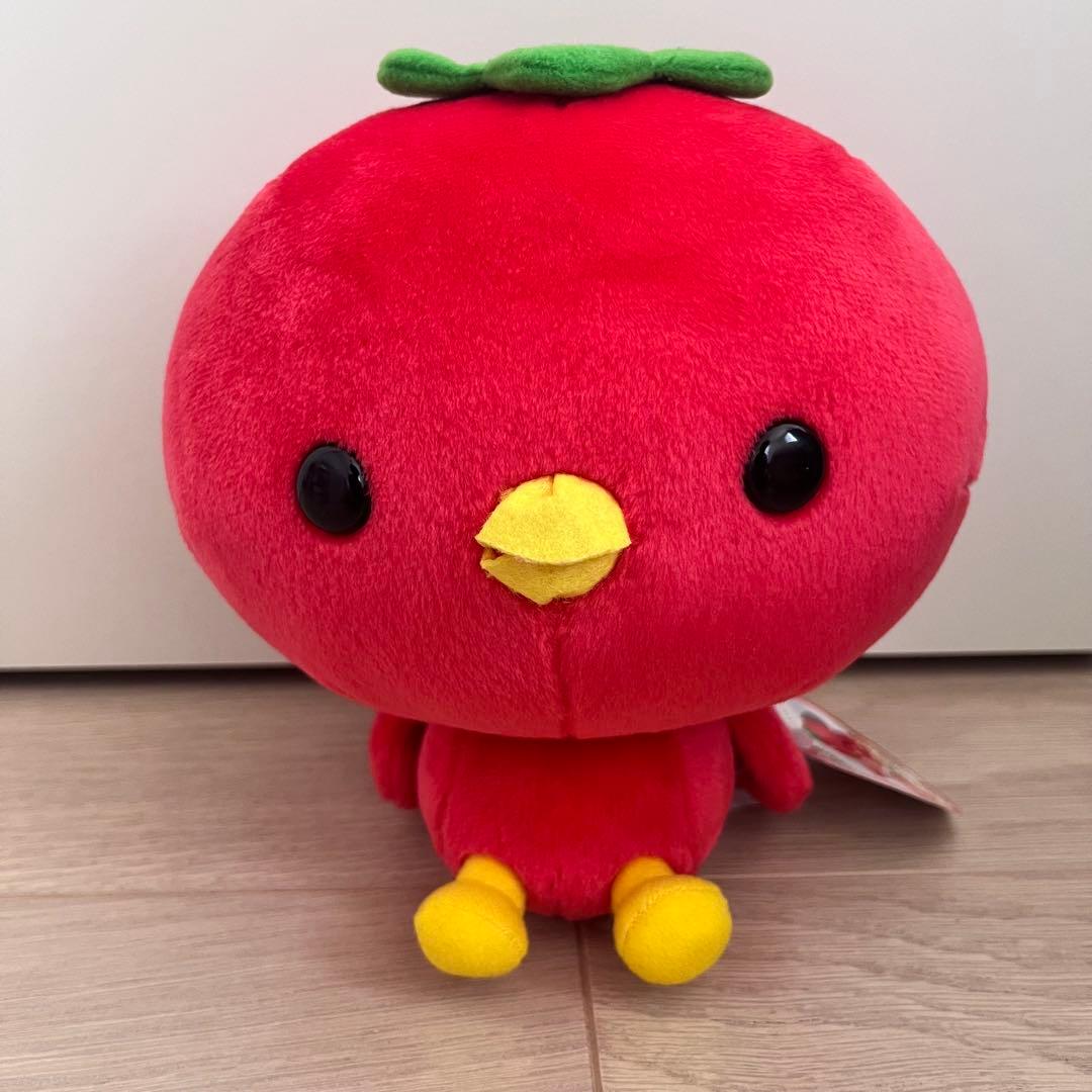 希少　新品　サンエックス トマトリちゃん ぬいぐるみ　レトロ　タグ付き サンエックス トマトリちゃん ぬいぐるみ マスコット レトロ 希少商品