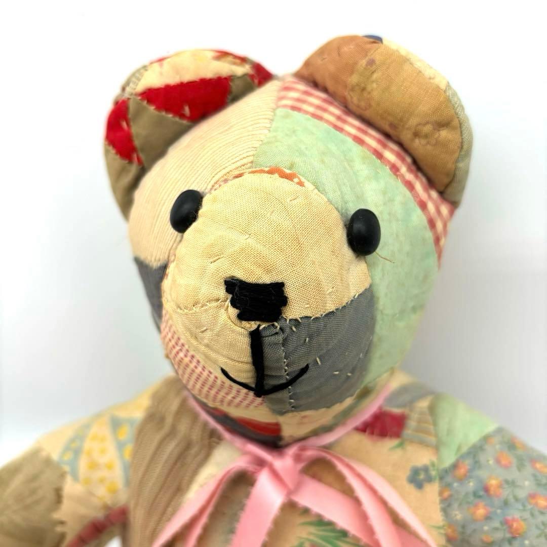 【Vintage】K.A.S.Original クレイジーキルト テディベア