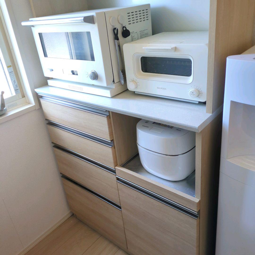 美品】使用期間3年未満☆キッチンボード・食器棚 - メルカリ