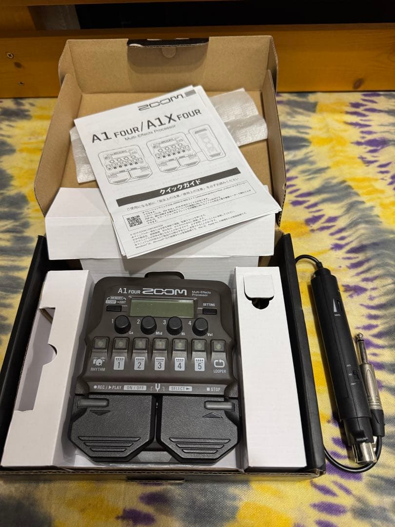 ZOOM A1 FOUR ギターエフェクター ZOOM A1 FOUR アコースティック楽器用 マルチエフェクター 純正