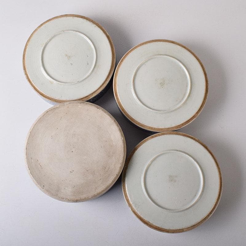 伊万里焼 古伊万里 染付 蛸唐草文 四段重箱 C R8464H - メルカリ