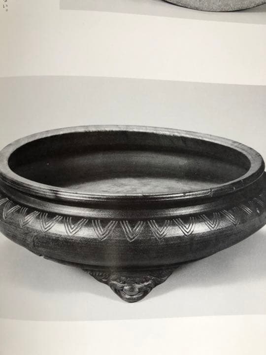 古備前 鬼面三つ足水盤 - メルカリ