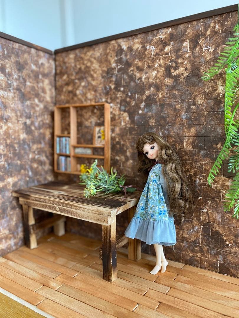 作品例2ドールハウス 背景ボード リカちゃんキャッスル ブライス