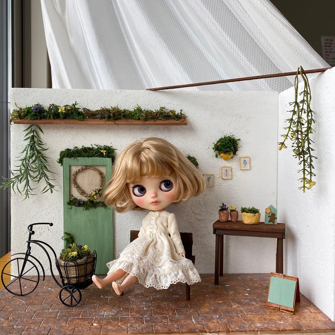 作品例2ドールハウス 背景ボード リカちゃんキャッスル ブライス