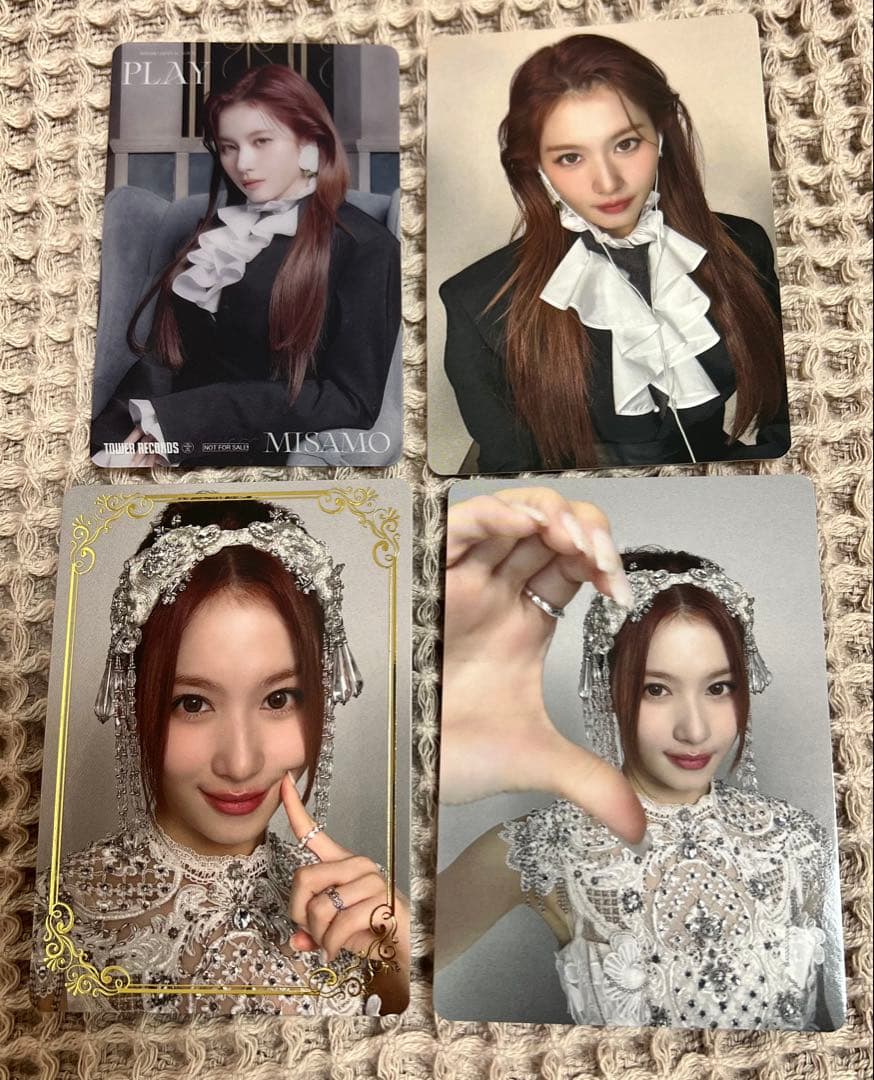 MISAMO ミサモ PLAY サナ 箔押しあり ラキドロ クリアトレカセット
