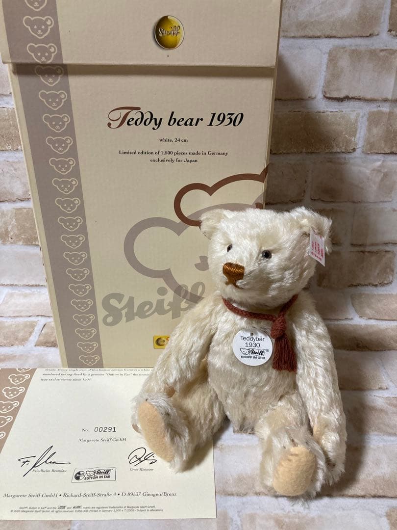 シュタイフ テディベア 1930 日本限定 白タグ Steiff - メルカリ