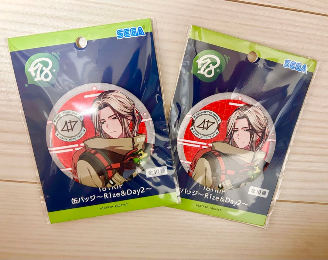 エイトリ 18TRIP 缶バッジ R1ze&Day2 鹿礼光 2点セット - メルカリ