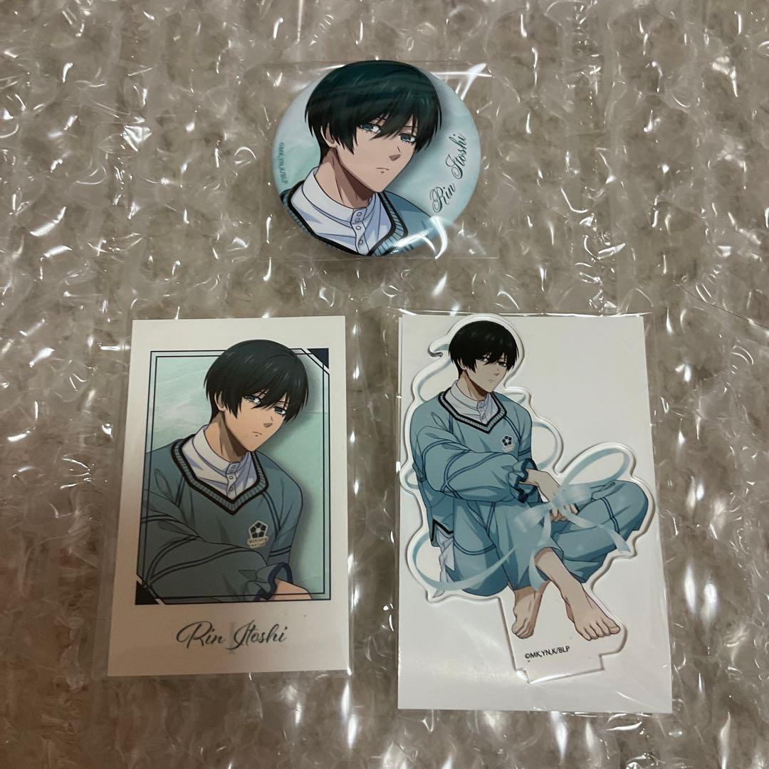 ブルーロック MAYLA アクリルスタンド 缶バッジ カード 糸師凛 3点
