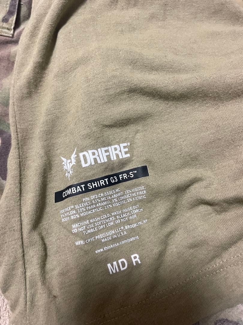 極希少・実物難燃】CRYE PRECISION G3 DRIFIRE FR-S - メルカリ
