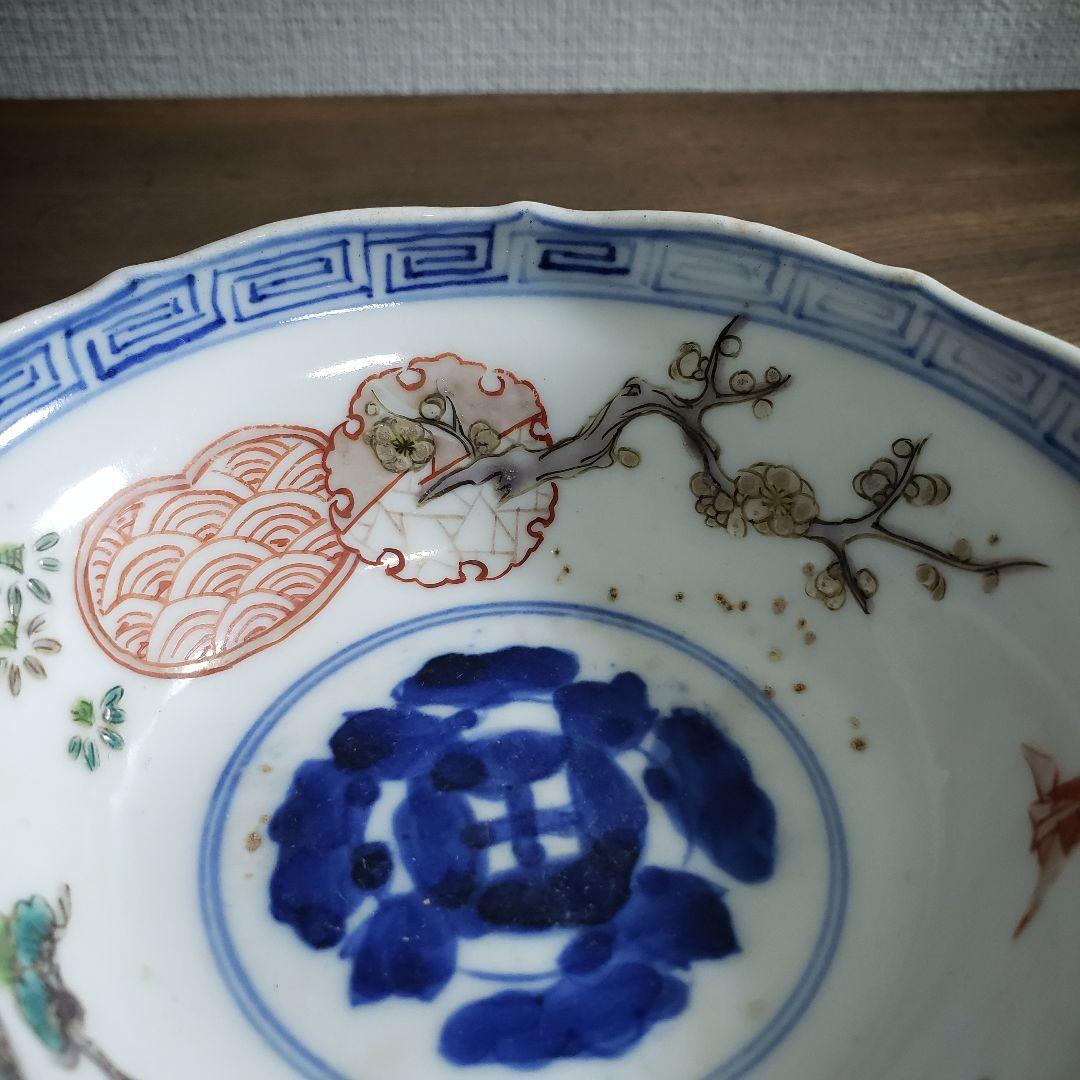 鉢 小鉢 向付 古伊万里 小丼 松竹梅 折り鶴 - メルカリ