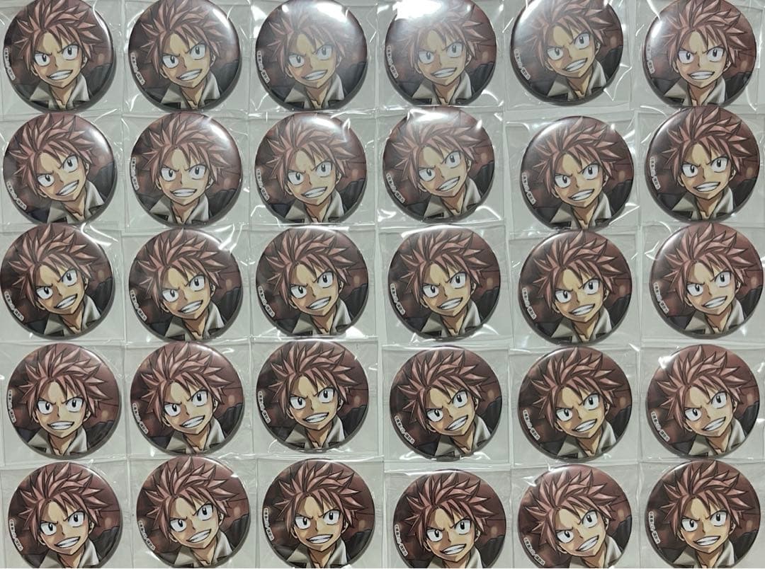 フェアリーテイル ナツ プリンセスカフェ 缶バッジ TVアニメ「FAIRYTAIL 100年クエスト」 缶バッジVol.1 コンプリートセット