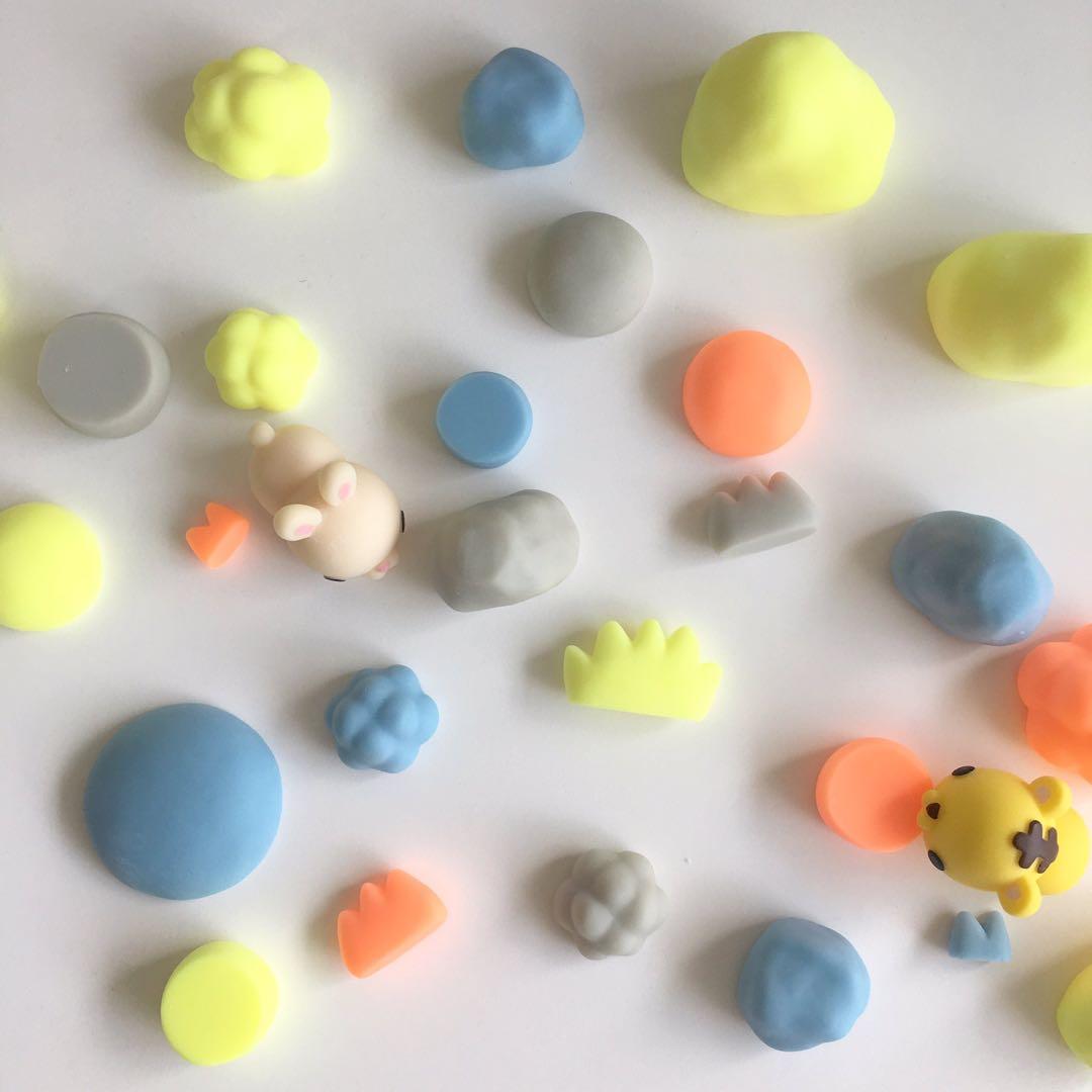 【限定】もにまるず やわらかい世界 8点セット