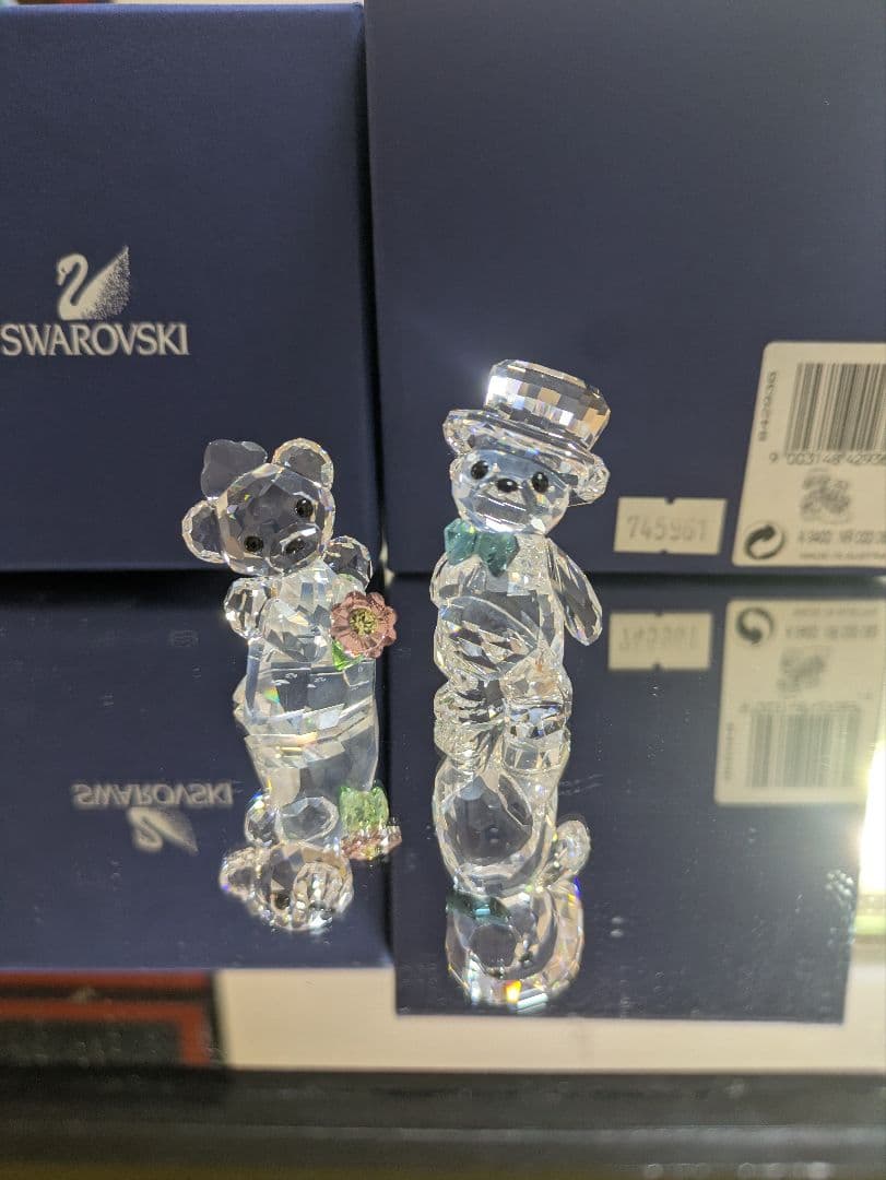 スワロフスキー クリスベア ユー アンド アイ 置物 楽天市場】スワロフスキー クリスベア 世界を旅する 旅人 スーツケース