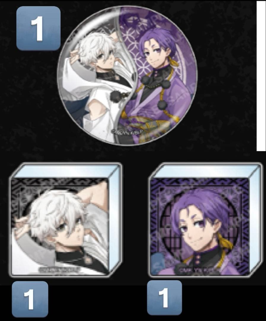 ブルーロック SMILE BASE CAFE 天狗 凪誠士郎 御影玲王 缶バッジ