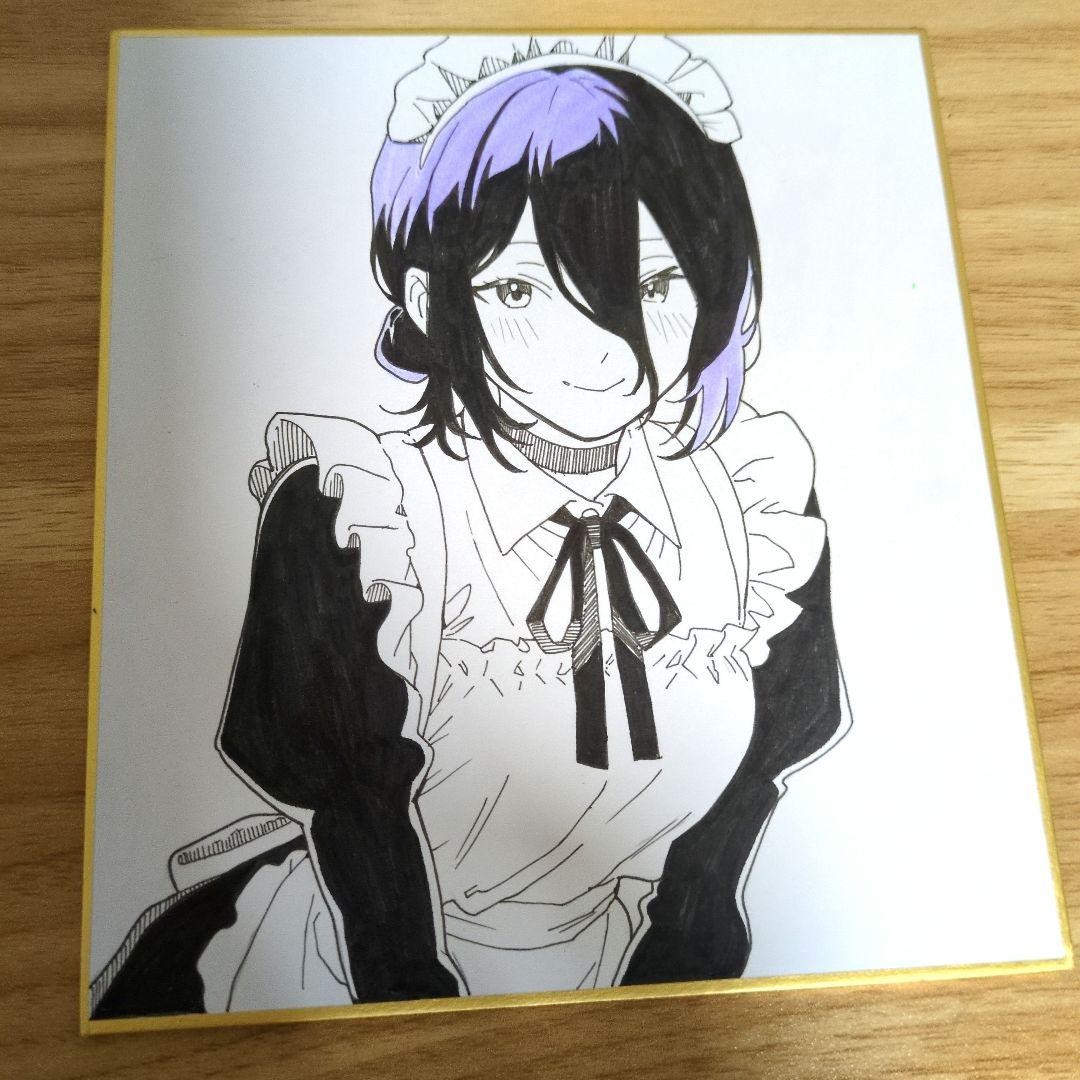 手描きイラスト チェンソーマン レゼ メイド - メルカリ