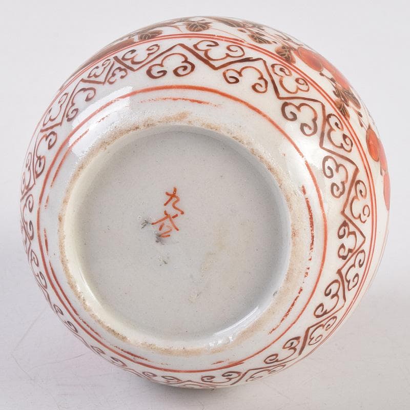 九谷焼 古九谷 赤絵金彩 花鳥文 振出 合わせ箱 M R8981 - メルカリ