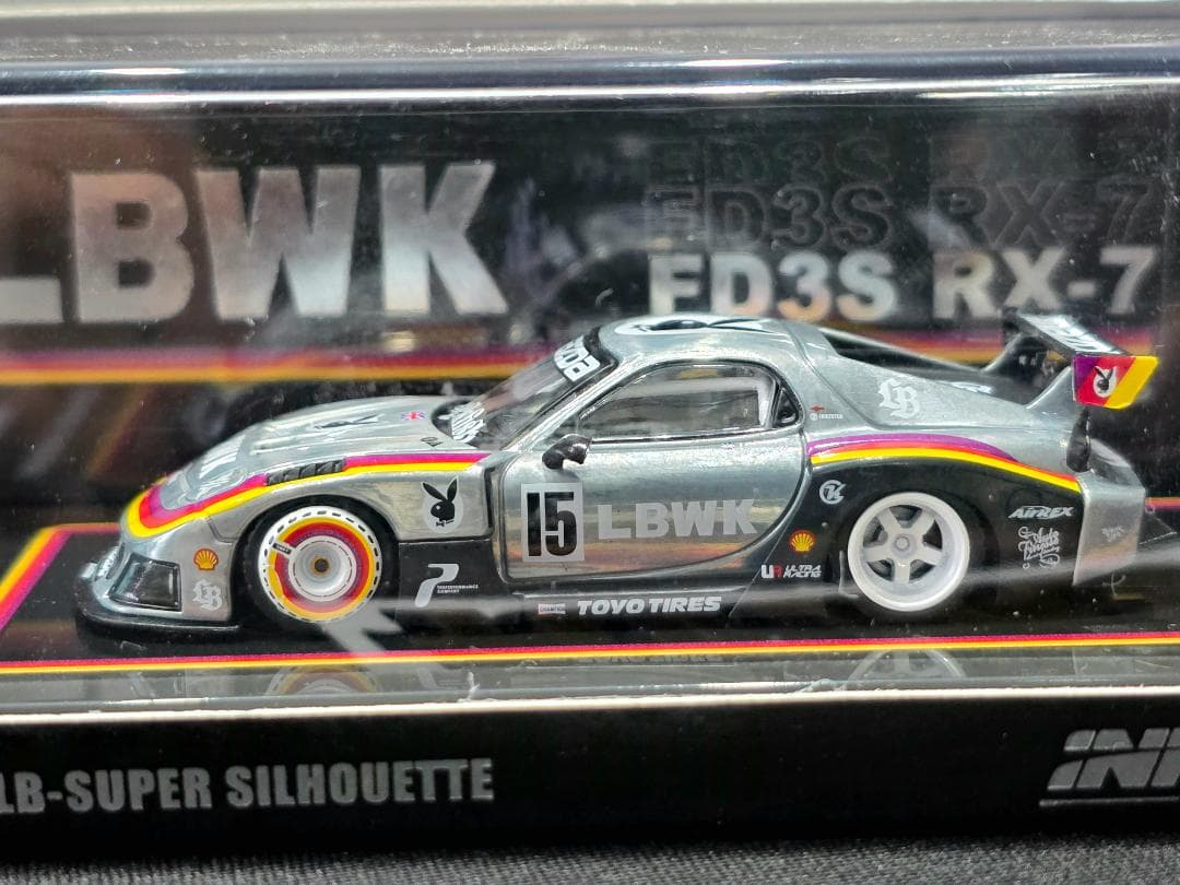 INNO64マツダ RX-7 (FD3S) LB-WORKS スーパーシルエット Amazon | Inno Models 1/64 マツダ RX7 (FD3S) LB-WORKS スーパー