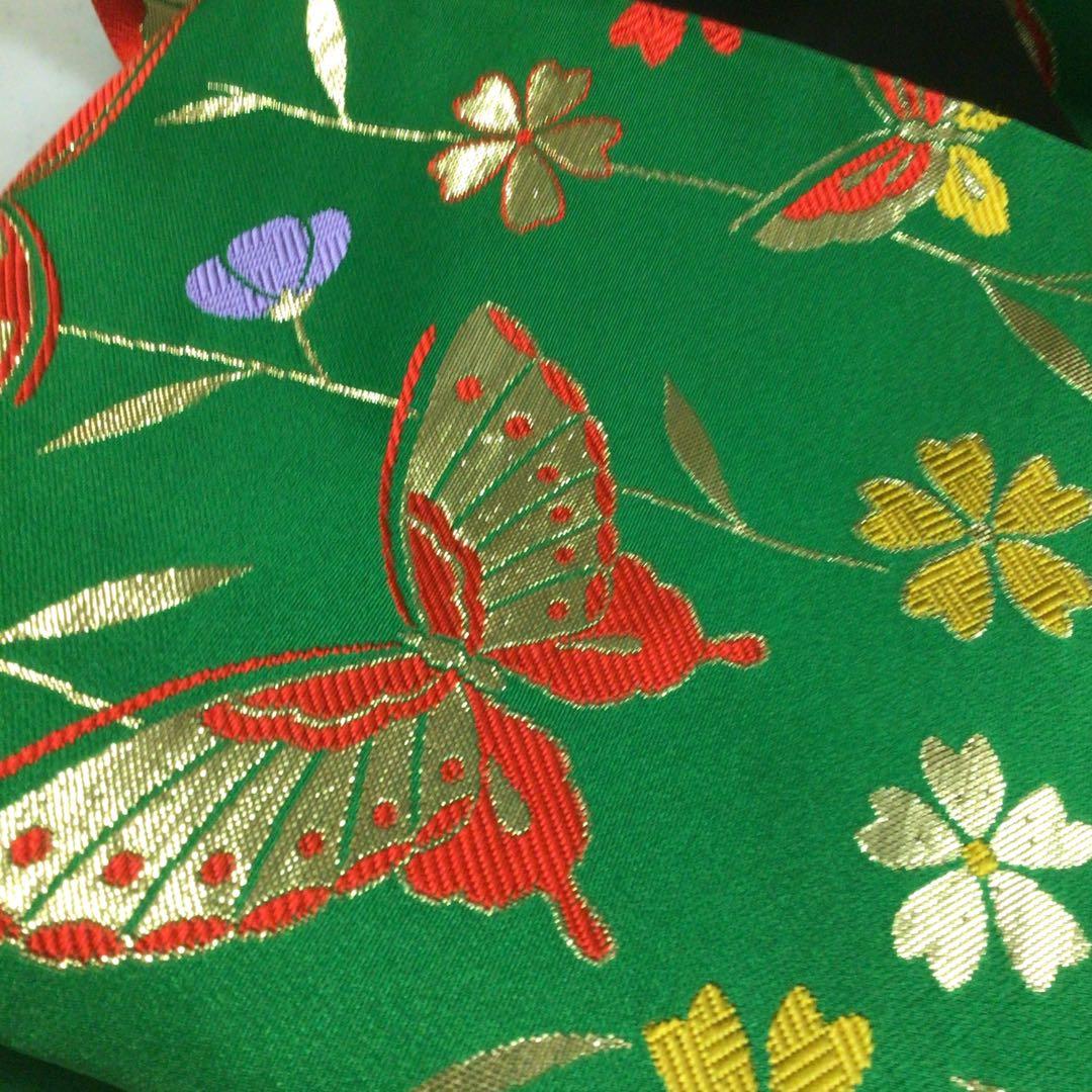 ☘️祝い帯《七歳》後ろリボン二種類・同色同柄・お好みで付け替え可能です❣️