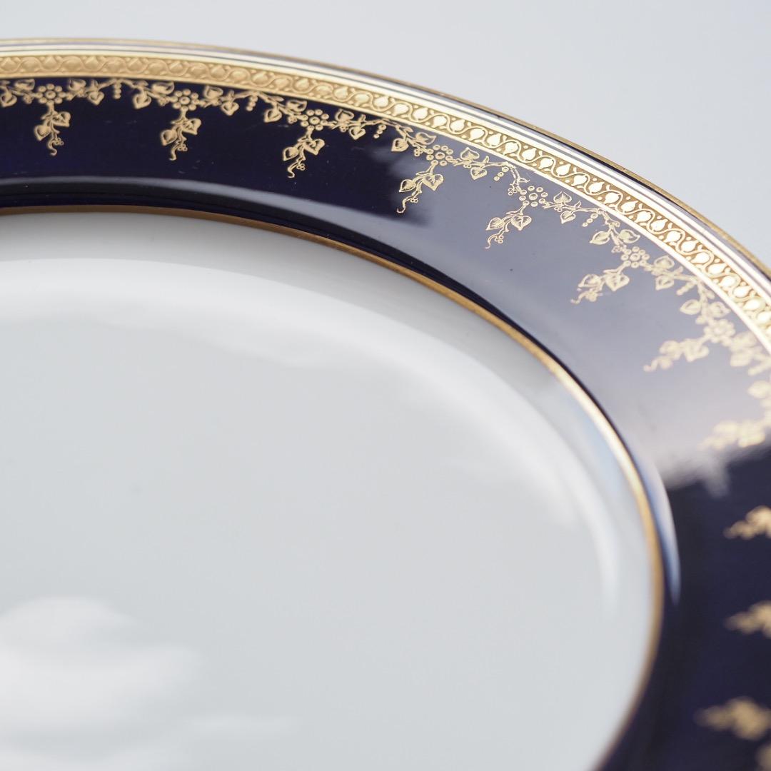 コウルドン 藍地金彩 プレート 径258mm / N83D Cauldon - メルカリ