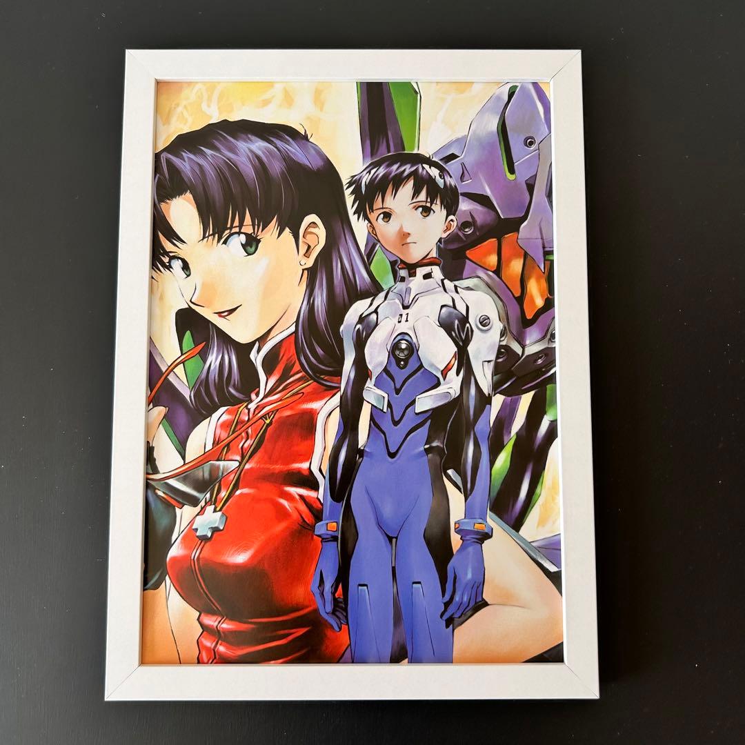 両面イラスト エヴァンゲリオン アスカ シンジ ミサト A4クリア