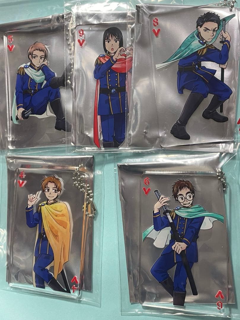 トランプ型 アクリルキーホルダー 5点セット 青春鉄道 - メルカリ