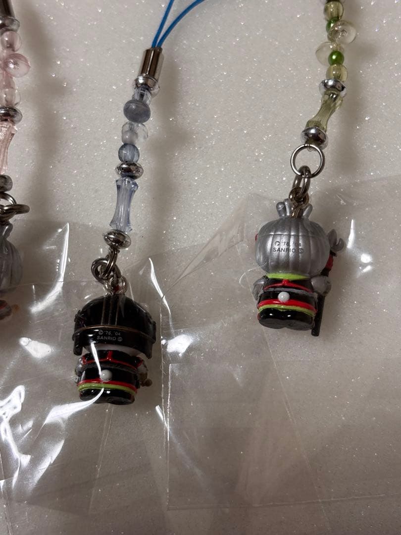 レア❣️未使用未開封！ご当地キティ番外編 四天王ビーズ根付け2004 4