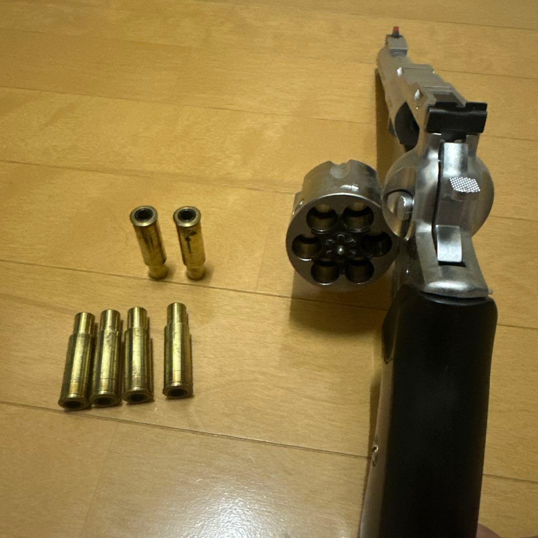 SUPER REDHAWK 44MAGNUMエアガン シルバー/ブラック18才