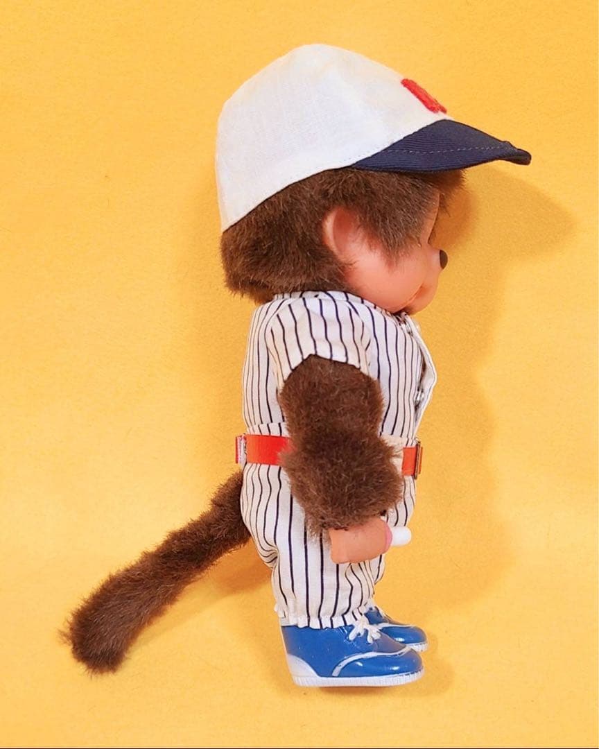 70年代モンチッチsekiguchIぬいぐるみ用高校野球ユニフォーム靴