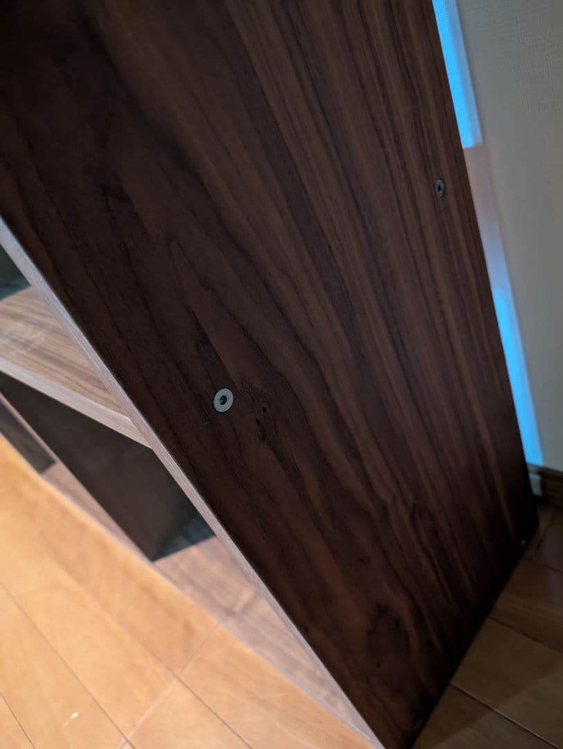 《送料込》無印良品 スタッキングシェルフ ウォールナット 5段 木製棚