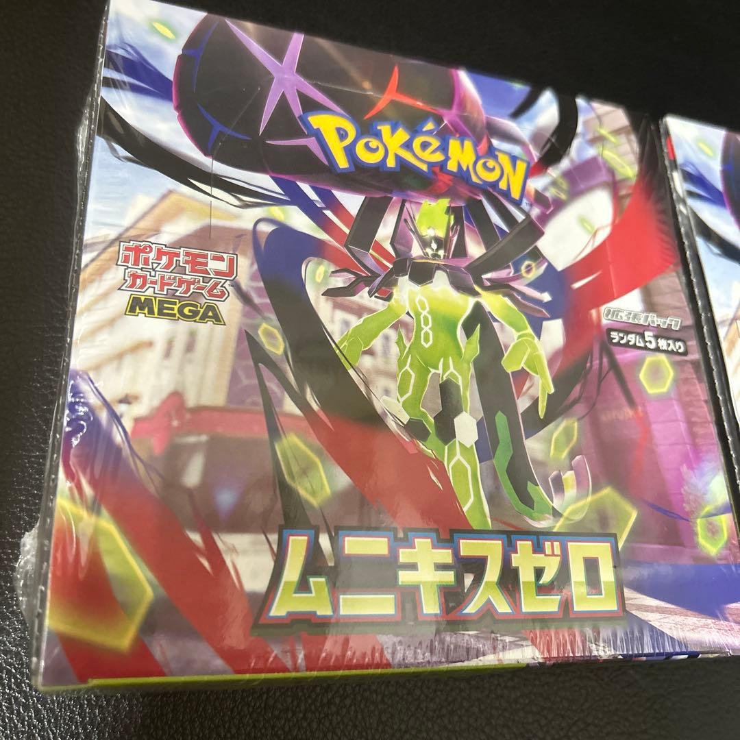 販売実績有］ポケカ ムニキスゼロ 2BOX シュリンク付き 新品未開封