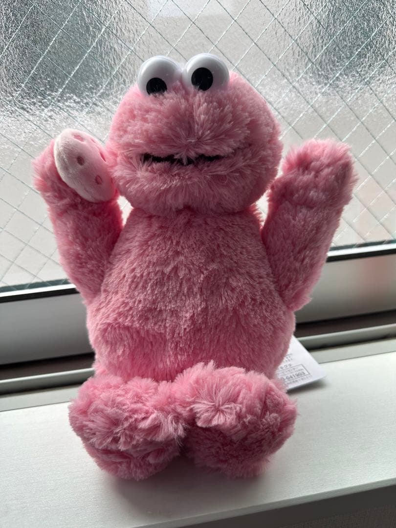 お値下げ！セサミストリート クッキーモンスター ピンク Sサイズ