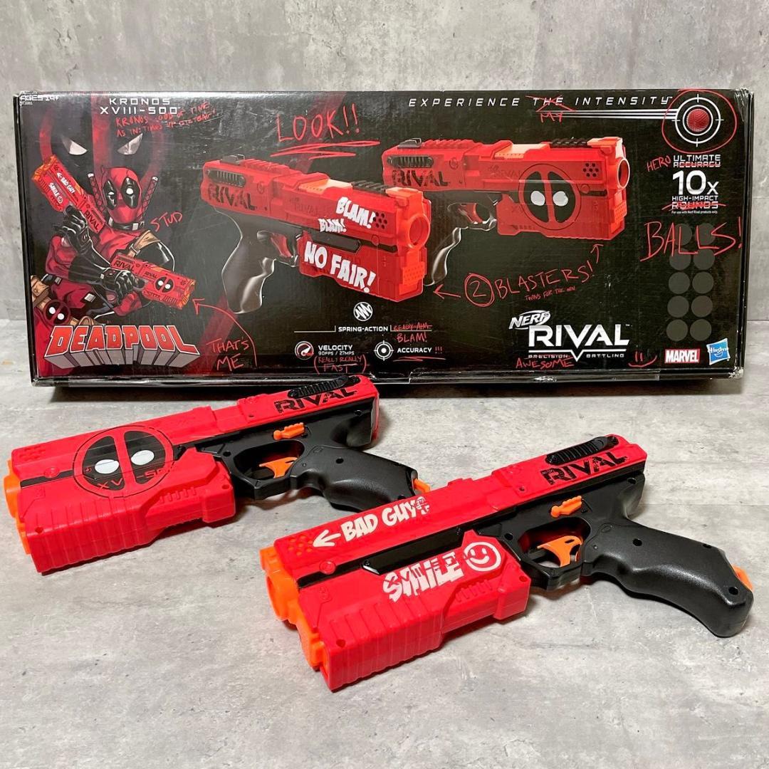 希少 ナーフ ライバル デッドプール クロノス XVIII-500 コラボ - メルカリ