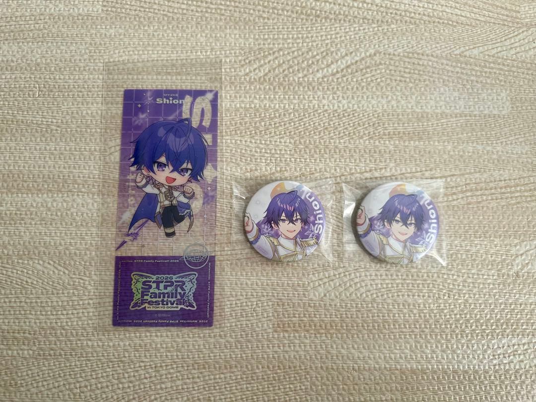2026すとふぇす めておら しおん 心音 缶バッジ 2個 クリアチケット