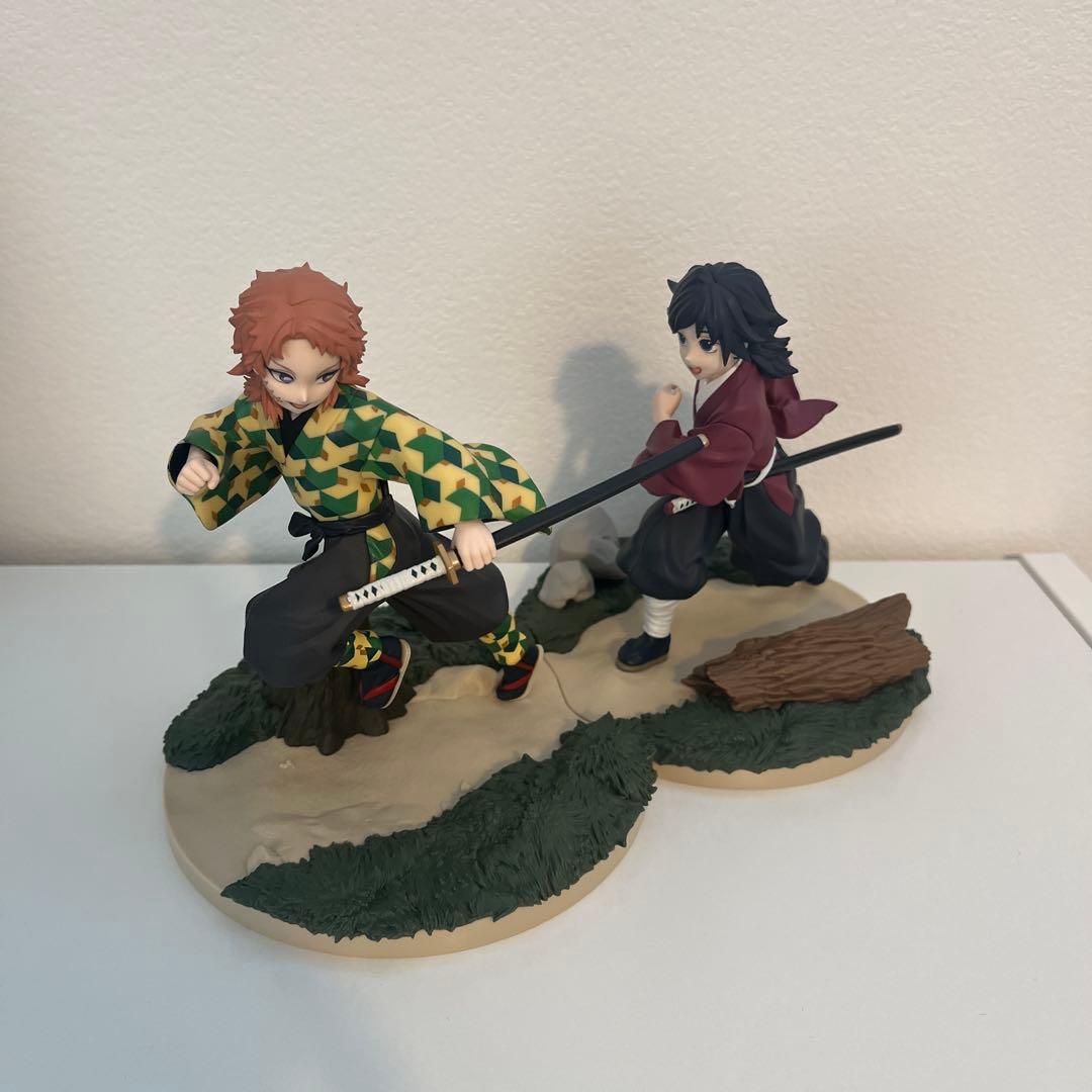 鬼滅の刃 Xross Link フィギュア 幼少期 錆兎 冨岡義勇 2体セット 鬼滅の刃 プライズ セガ XrossLink フィギュア 幼少期の冨岡義勇 幼少